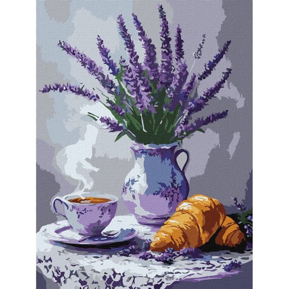 Картина за номерами "Лавандовий натюрморт" ©art_selena_ua KHO3324, 30x40 см