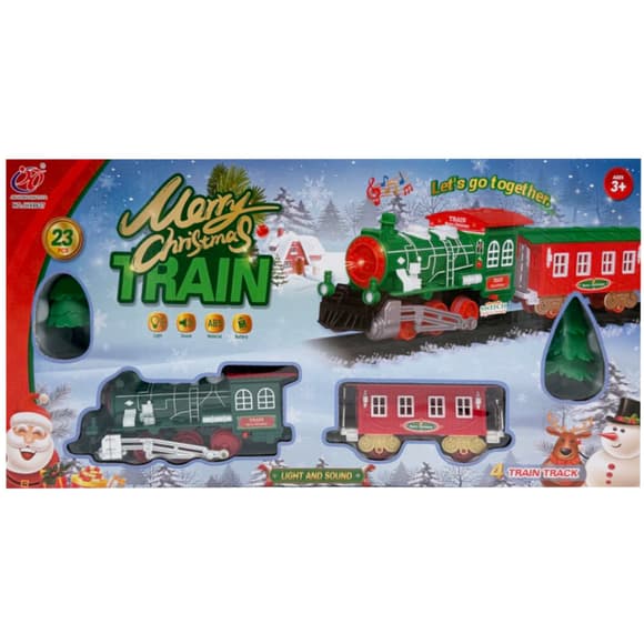 Дитячий ігровий набір "Залізниця" JHX6636-37(Red) фігурки, звук, світло