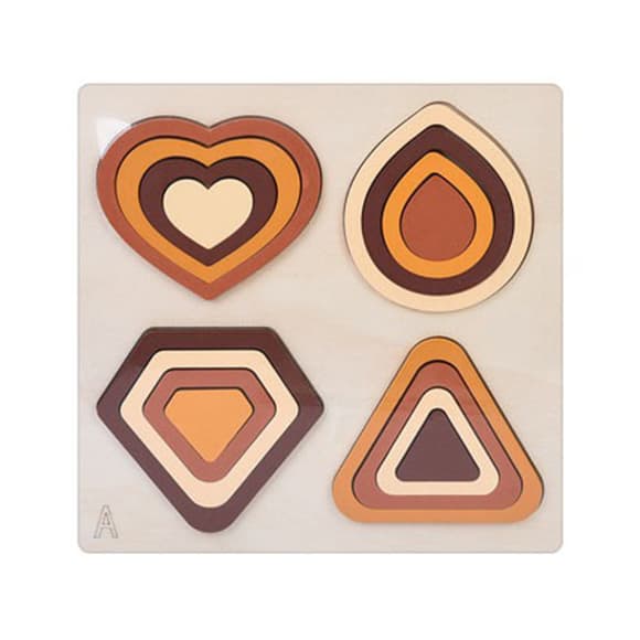 Дерев'яна іграшка Геометрика MD 0743A, розмір 22,5х22,5 см