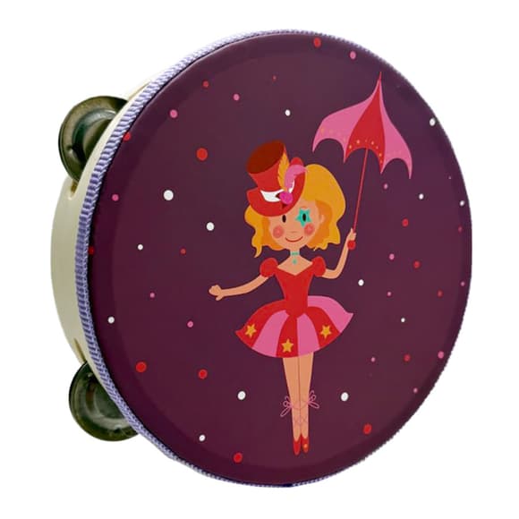 Деревянная игрушка Бубен "Звездный выход" MD 0367-49 диаметр 15 см