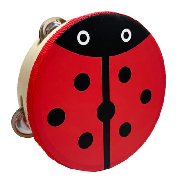 Дерев'яна іграшка Бубен "Сонечко" MD 0367-52 діаметр 15 см