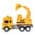 Машина дитяча "Будівельна техніка" AP7469-1 масштаб 1:43