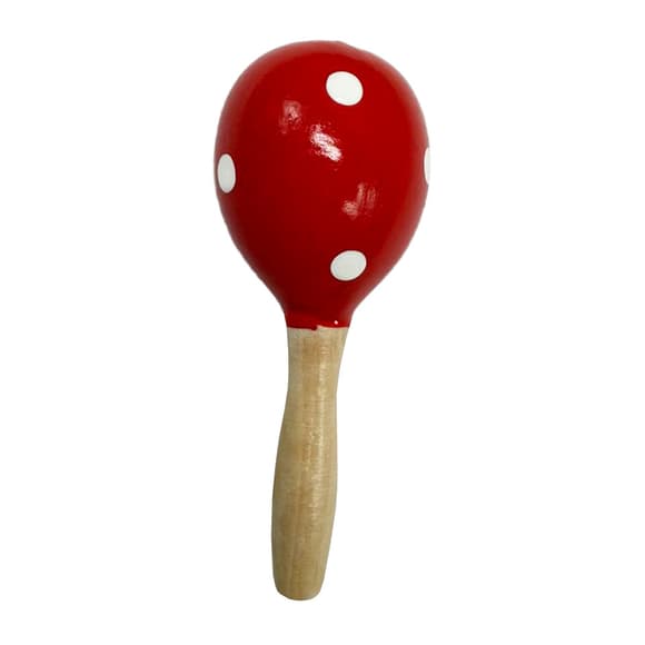 Дитяча дерев'яна іграшка Маракас MD 0361-9 розмір 12,5 см