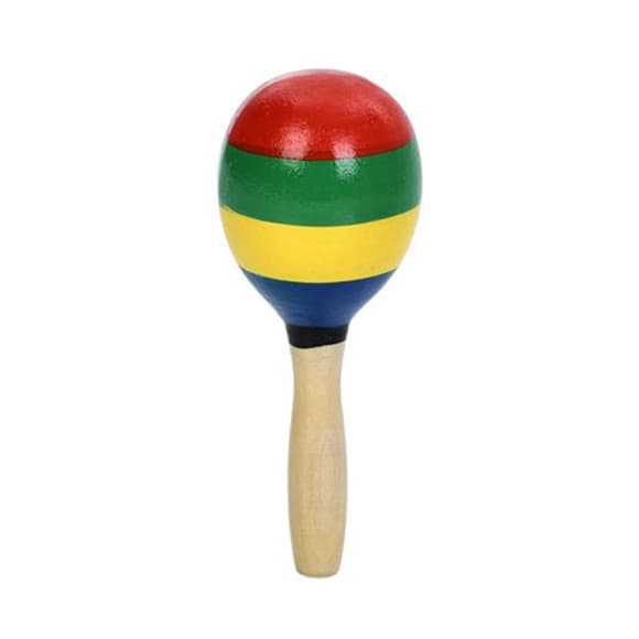 Дитяча дерев'яна іграшка Маракас MD 0361-4 розмір 12,5 см