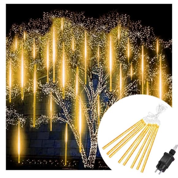 Гирлянда "Метеоритный дождь" Springos CL1214, 3 м 144 LED, теплый белый