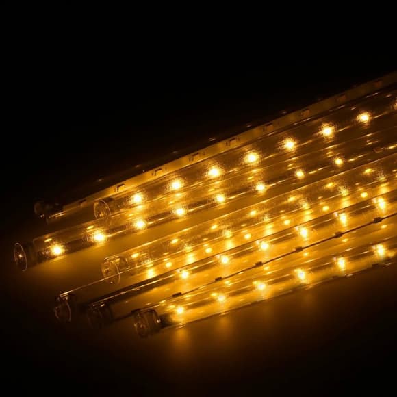 Гирлянда "Метео ритный дождь" Springos CL1214, 3 м 144 LED, теплый белый