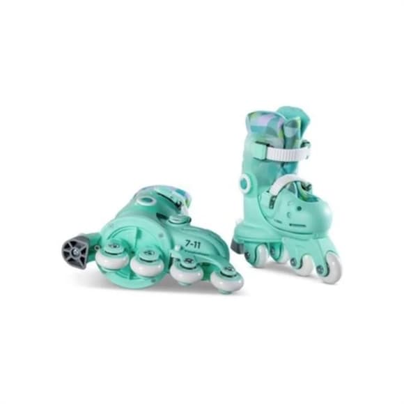 Детские раздвижные ролики Twista Yvolution YR25G4 размер 24-28, зеленый