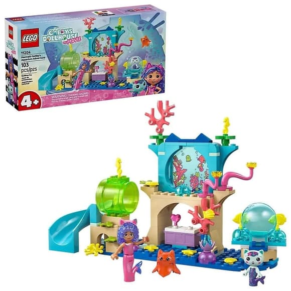 Конструктор "Акваріумні пригоди русалочки Габбі" LEGO 11204, 103 деталі