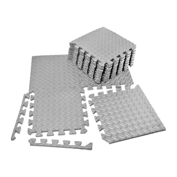 Мат-пазл "Ластівчин хвіст" EasyFit EF-1950-30-GY 8 шт, 30х30 см, сірий