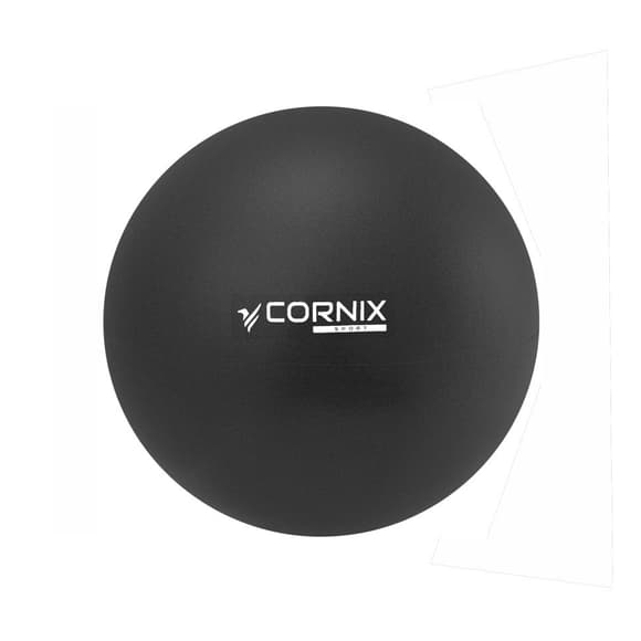 М'яч для йоги MiniGYMball Cornix XR-0371, 22 см, чорний