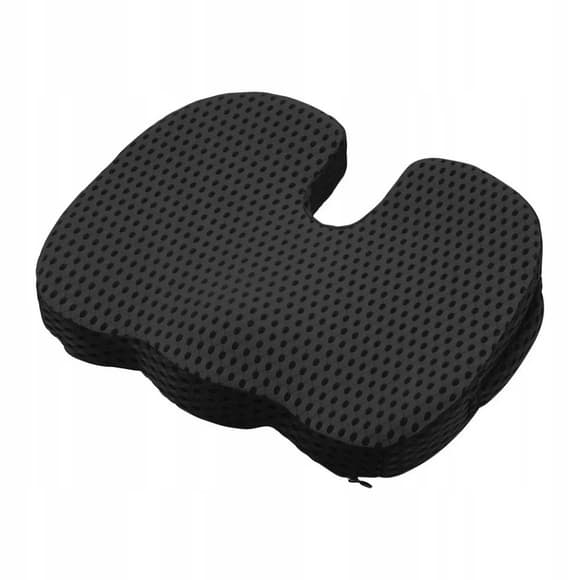 Ортопедическая подушка для сидения 4FIZJO 4FJ0613, 35x45x7 см, Black