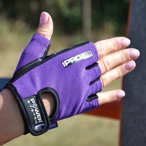 Перчатки для фитнеса Pro Grip Power System PS-2250_M_Purple размер М, purple