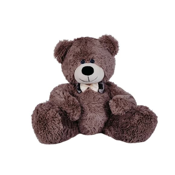 Дитяча м'яка іграшка "Ведмедик Джеймс" Yarokuz YK0009 капучино, 65 см