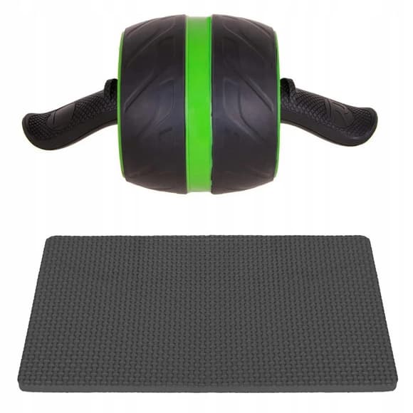 Ролик-колесо для пресса AB Wheel Springos FA5010 зеленый, с пово ротным механизмом