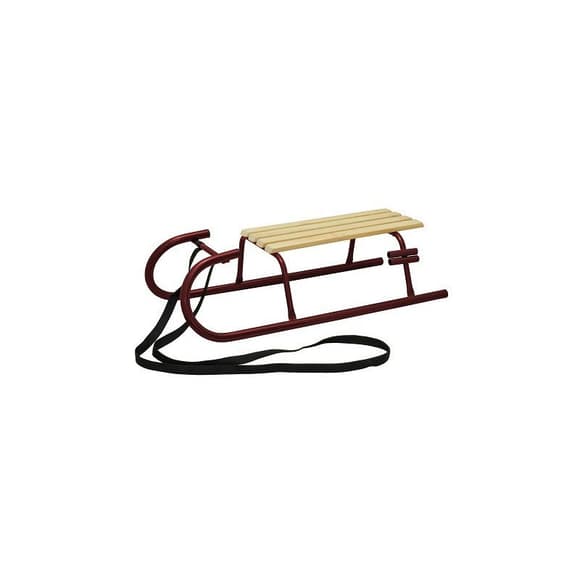 Зимние санки "Снежок" Snower 4820211100476BORDO металл, дерево