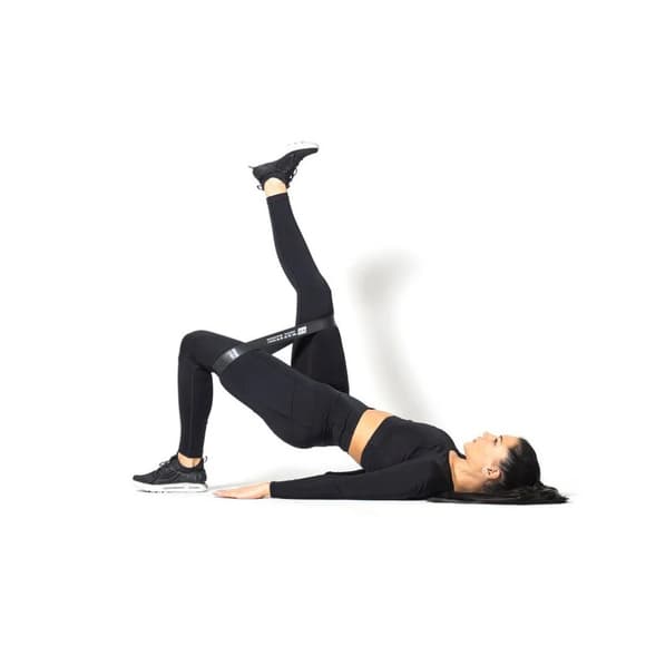 Эспандер для ног Mini Bands Way4you w40015 черный, 9-14 кг