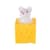 Детская игрушка сквиш Pop Up "Мышка в сыре" SQ-23(White) белый