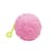 Мяч детский MS 4286(Pink) 7,5 см, текстурный, пищалка, мерцает