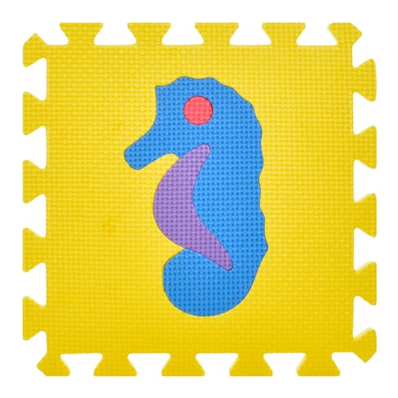 Дитячий килимок Мозаїка "Тварини" M 0376-1, 10 деталей, EVA, 30х30 см