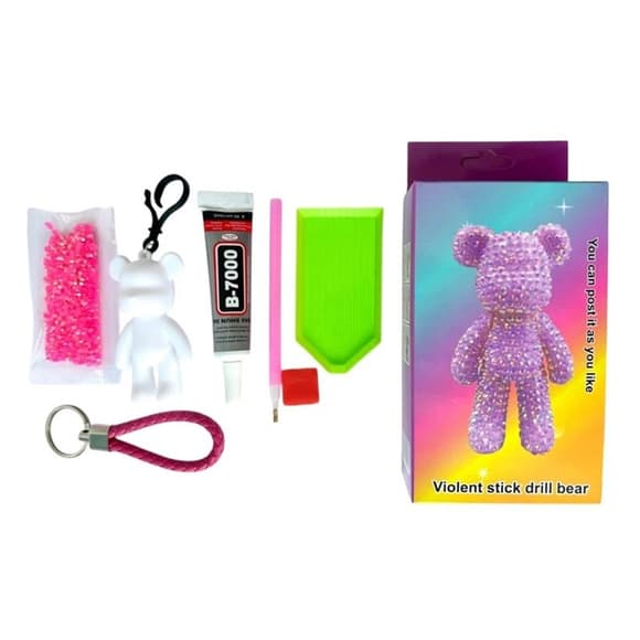 Дитячий набір для творчості "Створи брелок Ведмедик" FV21