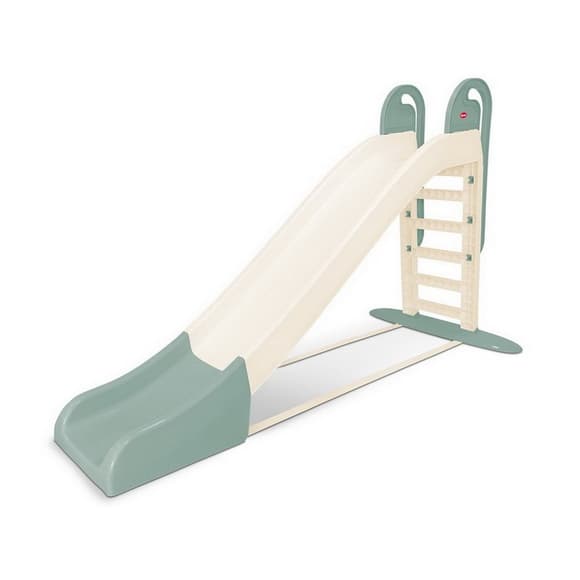 Большая детская горка для катания 014550/23 кремово-мятная, 243 см