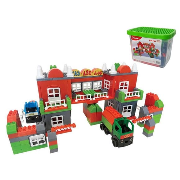 Конструк тор "АЗС" 013888/07 в пластиковому боксі, 242 деталі