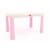 Детский стол с накладкой для игры в аэрохоккей 04580/12 розовый