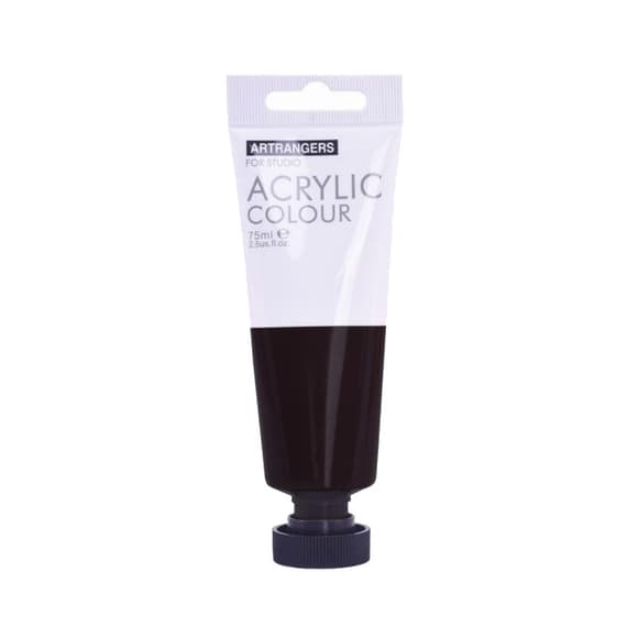 Акрилова фарба Art Rangers FEA908 ч орний матовий, 75 мл, у тубі