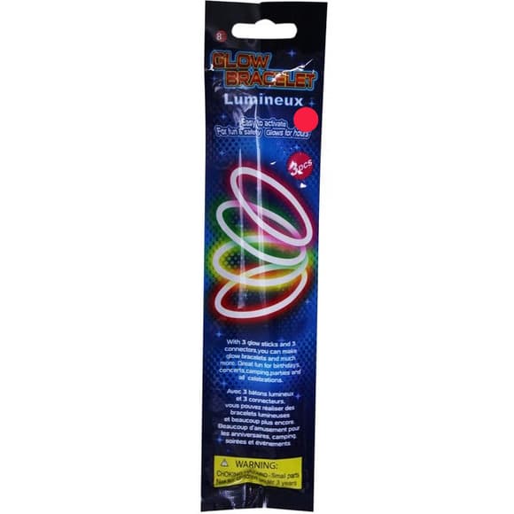 Неоновый браслет 3 в 1 PR908(Red) 6 часов света   