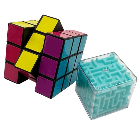 Набір головоломок 2 в 1 "Лабіринт-Кубик" IGR119, розмір 3х3