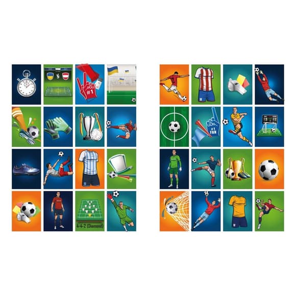 Розмальовка зі стікерами "Футбол" ©art_selena_ua CB32, 16 сторінок