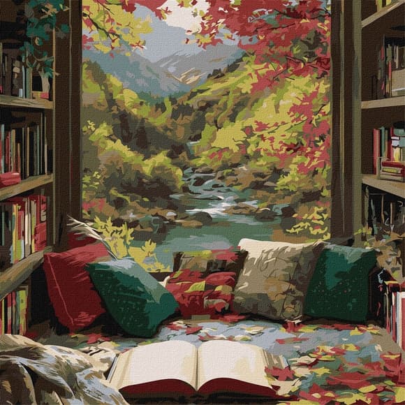 Картина по номерам "Горная мечта" ©art_selena_ua KHO6414, 40х40 см