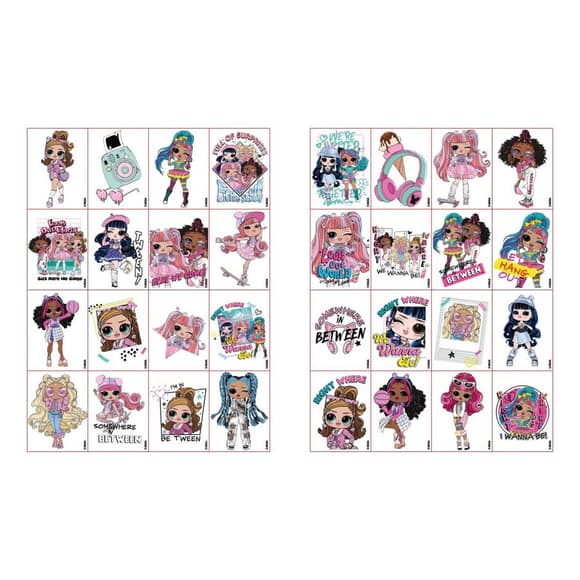 Раскраска со стикерами "Skate Dance 3 Tweens" LCB28, 16 страниц