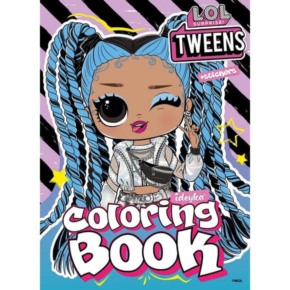 Раскраска со стикерами "Skate Dance 3 Tweens" LCB28, 16 страниц