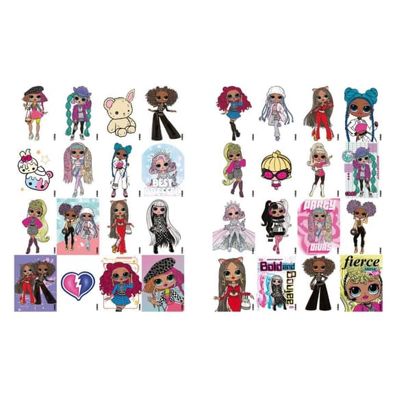 Розмальовка зі стікерами "BB Nation SWAG" LCB35, 16 сторінок