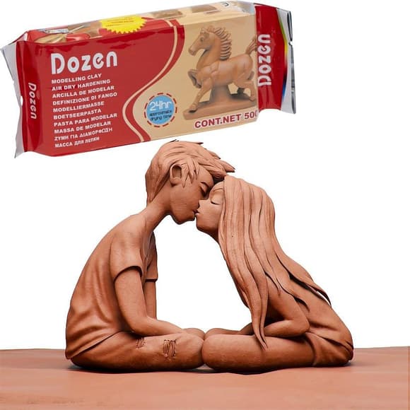 Пластилін скульптурний В500 теракотовий 500 г 