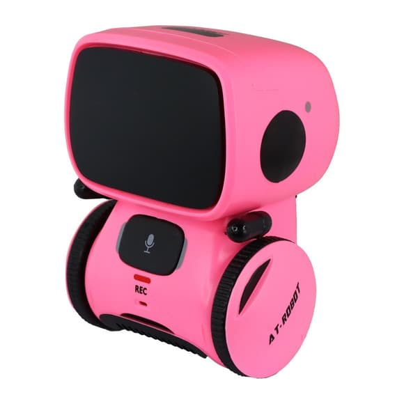 Дитяча іграшка "Інтерактивний робот" AT001-04-UKR рожевий, з голосовим керуванням