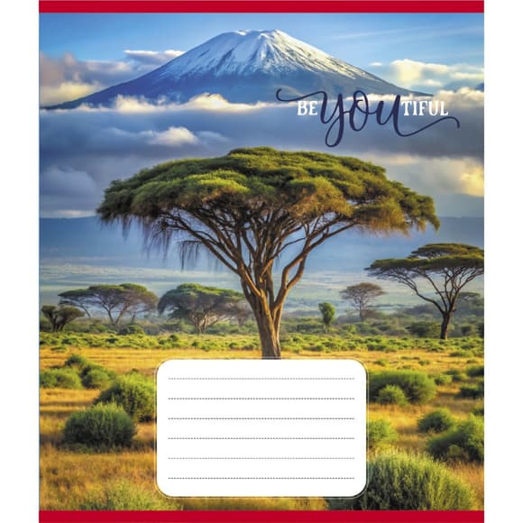 Зошит учнівський "Краса природи" 012-500301K-2 в клітинку, 12 аркушів (959050)