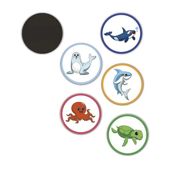 Наклейки для приучения ребенка к горшку "Морские животные" MGZ-0732, 5 шт