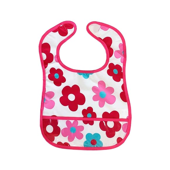 Дитячий слинявчик клейончатий MGZ-0601(Crimson) на липучці