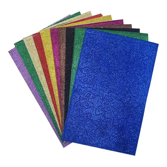 Набор фоамирана "Бабочки" 859536 А4, 1,8 мм, 10 листов, на клейкой основе, вырезанные