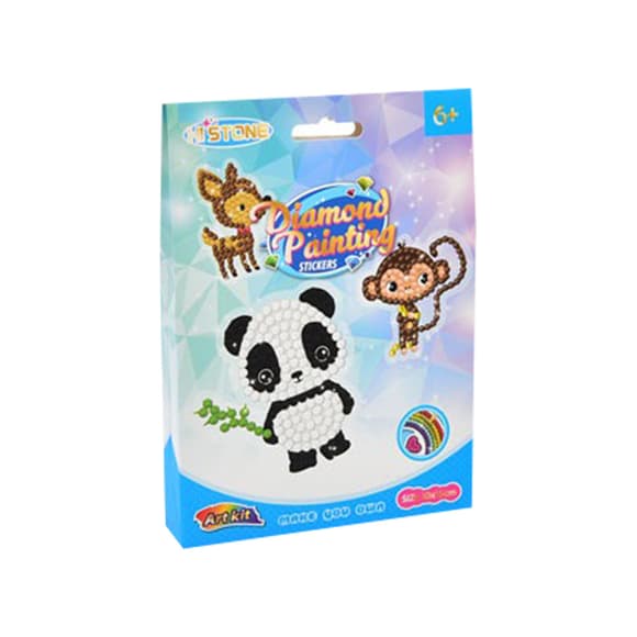 Дитяча алмазна мозаїка "Тварини" FG24030101B-1 фігурки-наліпки