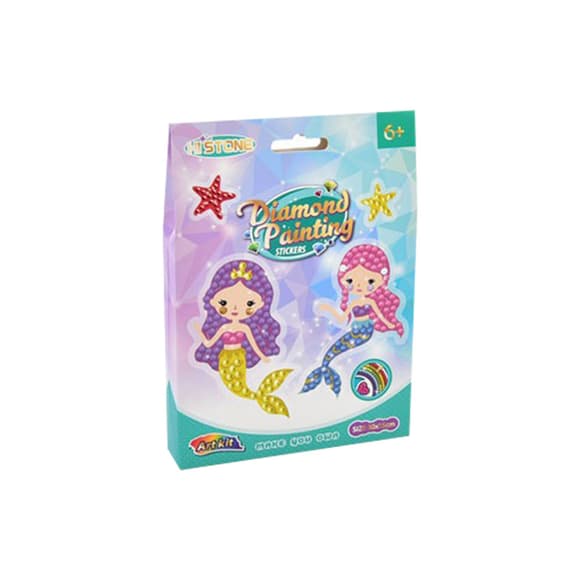 Дитяча алмазна мозаїка "Русалочки" FG24030101B-6 фігурки-наліпки