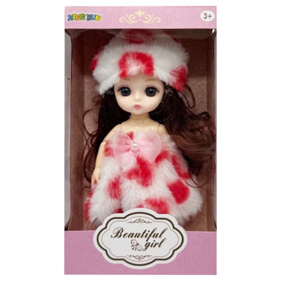 Детская игровая кукла 1361-10 шарнирная, размер 15 см