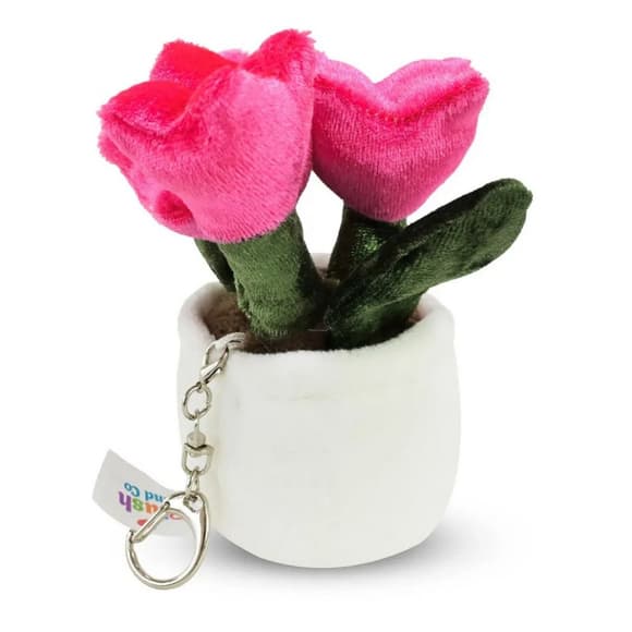 Мягкая игрушка-брелок "Цветочки" Plush and Co PLC25056, 10 см