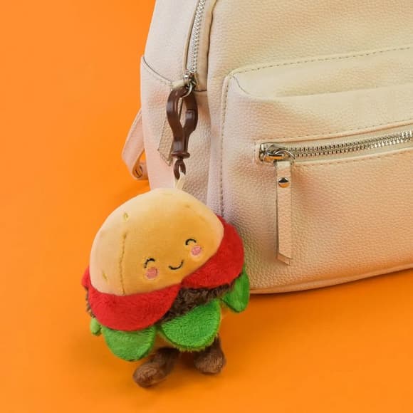 Мягкая игрушка-брелок "Гамбургер" Plush and Co PLC25084, 7 см