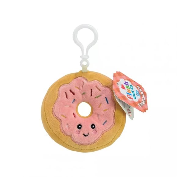 Мягкая игрушка-брелок "Пончик" Plush and Co PLC25087, 10 см