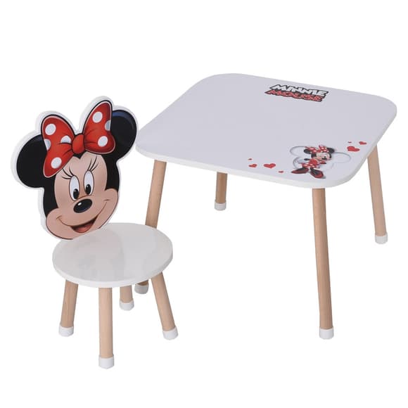 Деревянный детский столик M 502-8-1 со стульчиком