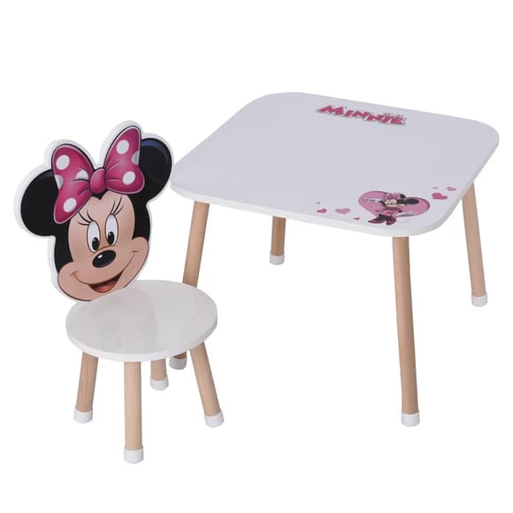 Дерев'яний дитячий столик M 502-8-2 зі стільчиком