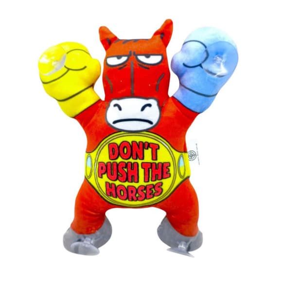 Детская мягкая игрушка "Лошадь на липучках" DPTS-5(Red) размер 22 см